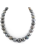 11-13mm Tahitian South Sea Multicolor Drop-Shape Pearl Necklace