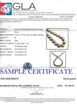 13-14.9mm Tahitian South Sea Pearl Necklace - AAAA Quality - Third Image