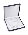 8.0-8.5mm Freshwater Pearl Necklace, Bracelet & Earrings - Fourth Image