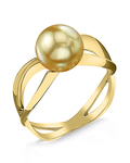 Golden South Sea Pearl Lana Ring