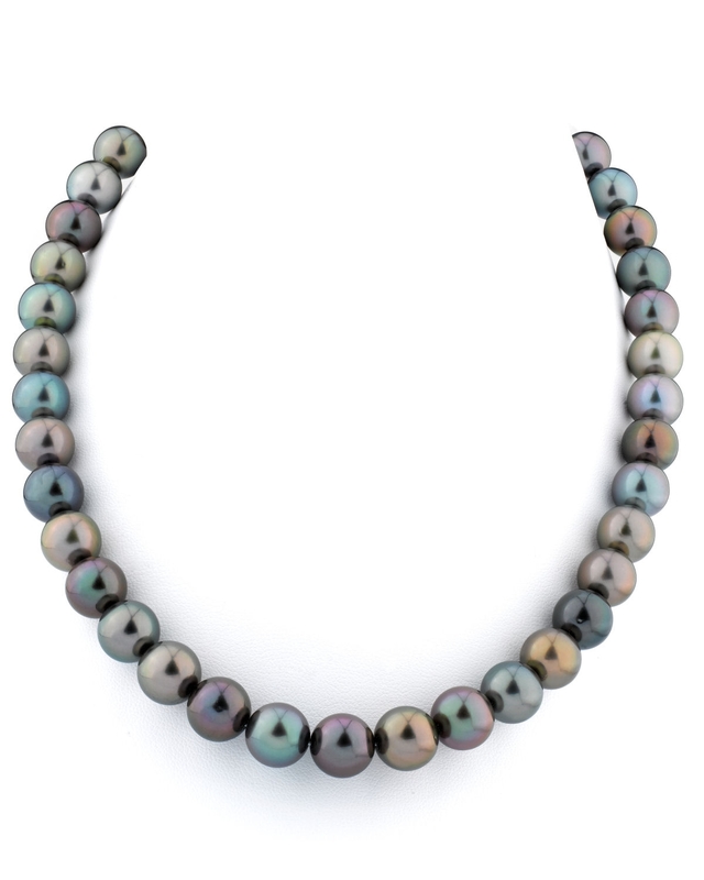 10-11mm Tahitian South Sea Multicolor Pearl Necklace