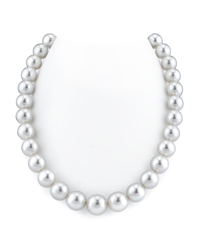 12-15mm White South Sea Pearl Necklace - AAAA Quality