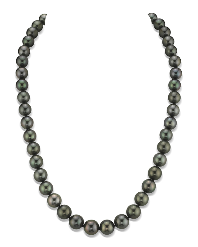 8-10mm Tahitian Round South Sea Pearl Necklace - AAA Quality
