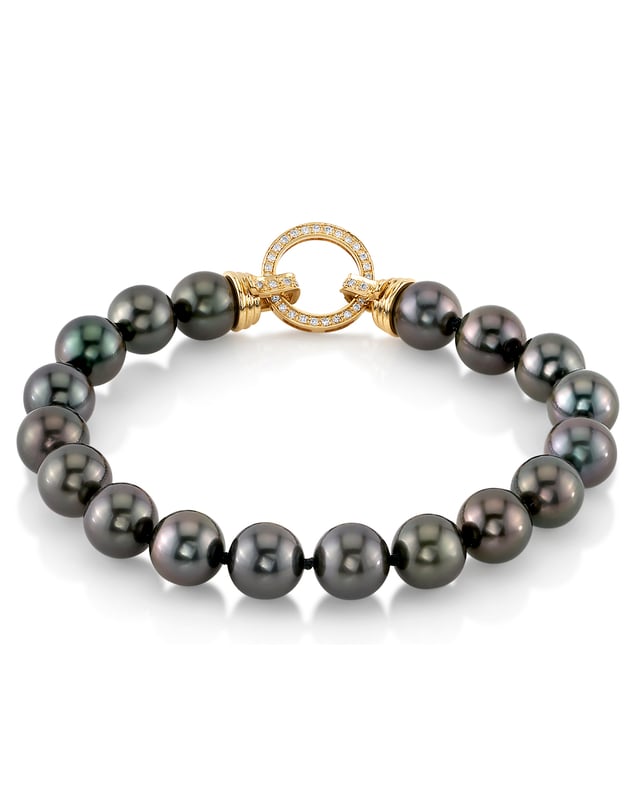 8-9mm Tahitian South Sea Pearl Bracelet - AAAA Quality - Secondary Image