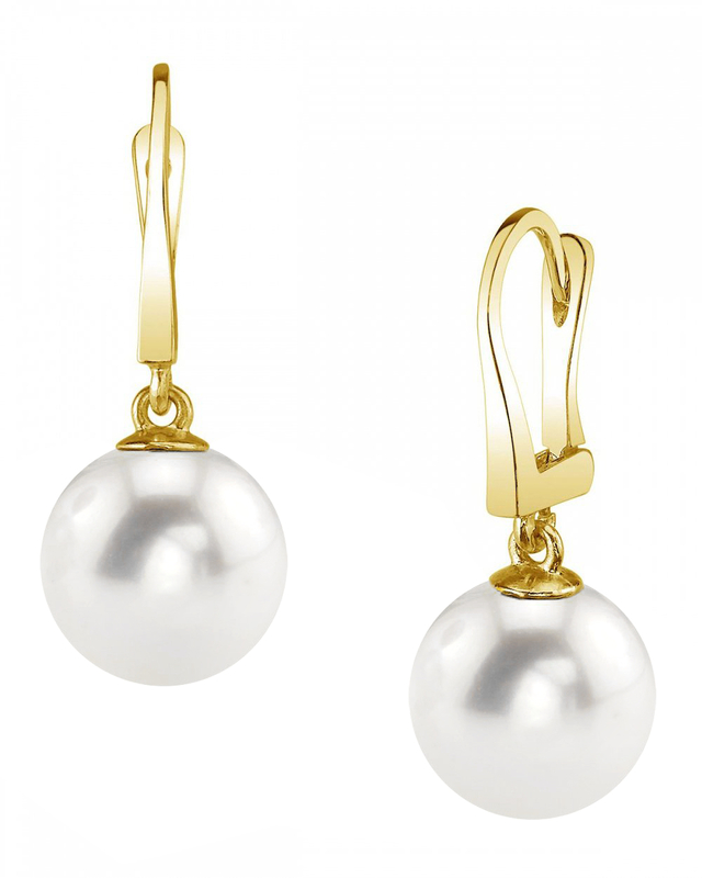 Freshwater Pearl Classic Elegance Earrings - Secondary Image